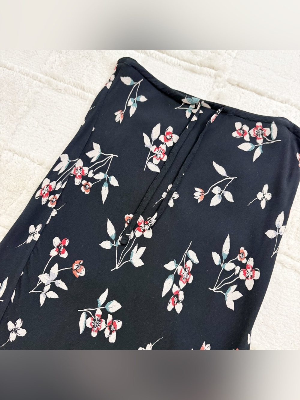 Madewell Floral Midi Slip Skirt 2 - Picture 2 of 10